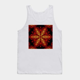 SNOWFLAKE RED RAİN DROPS Tank Top